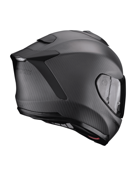 SCORPION EXO-1500 AIR CARBON BLACK MATT SPORTINIS/UŽDARAS MOTO ŠALMAS