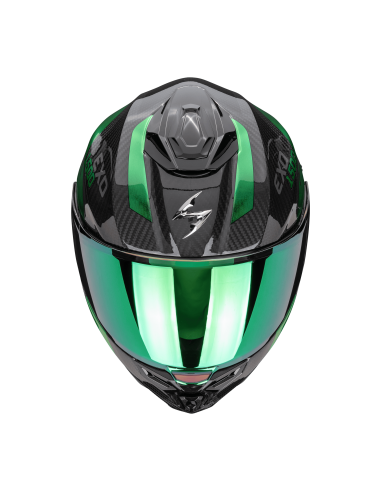 SCORPION EXO-1500 AIR CARBON PLATTED GREEN SPORTS/INDOOR HELMET
