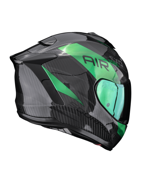 SCORPION СПОРТИВНЫЙ/ВНУТРЕННИЙ ШЛЕМ EXO-1500 AIR CARBON PLATTED GREEN