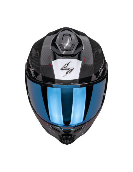 SCORPION СПОРТИВНЫЙ/ВНУТРЕННИЙ ШЛЕМ EXO-1500 AIR CARBON ZITY ЧЕРНЫЙ/КРАСНЫЙ/СИНИЙ