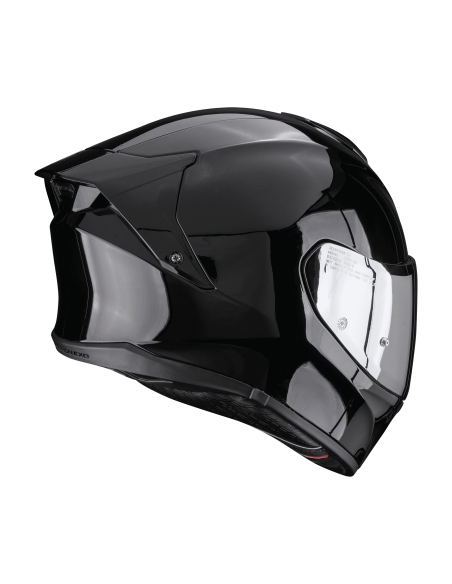 SCORPION EXO-530 EVO AIR BLACK SPORTINIS/UŽDARAS MOTO ŠALMAS