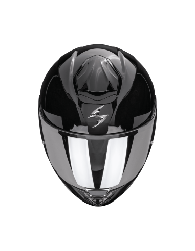 SCORPION EXO-530 EVO AIR BLACK SPORTINIS/UŽDARAS MOTO ŠALMAS