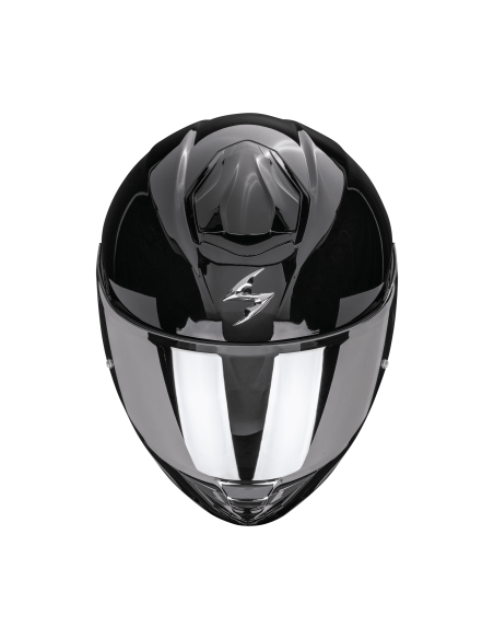 SCORPION EXO-530 EVO AIR BLACK SPORTINIS/UŽDARAS MOTO ŠALMAS
