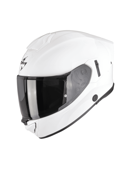 SCORPION EXO-530 EVO AIR WHITE SPORTINIS/UŽDARAS MOTO ŠALMAS