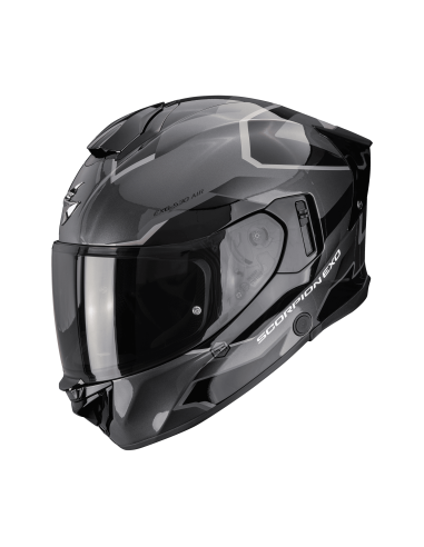 SCORPION СПОРТИВНЫЙ/ЗАКРЫТЫЙ МОТОЦИКЛЕТНЫЙ ШЛЕМ EXO-530 EVO AIR CLIP SILVER/BLACK
