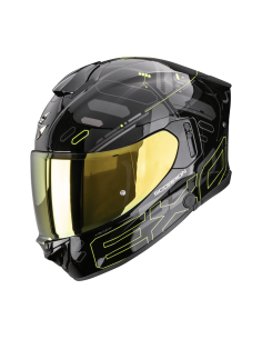 SCORPION EXO-530 EVO AIR FOND BLACK/YELLOW