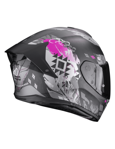 SCORPION EXO-530 EVO AIR HADJI SPORTINIS/UŽDARAS MOTO ŠALMAS