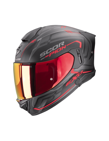 SCORPION СПОРТИВНЫЙ/ВНУТРЕННИЙ МОТОЦИКЛЕТНЫЙ ШЛЕМ EXO-530 EVO AIR SLOPE BLACK/RED