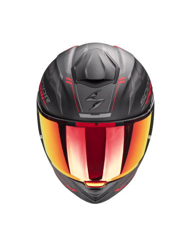 SCORPION СПОРТИВНЫЙ/ВНУТРЕННИЙ МОТОЦИКЛЕТНЫЙ ШЛЕМ EXO-530 EVO AIR SLOPE BLACK/RED