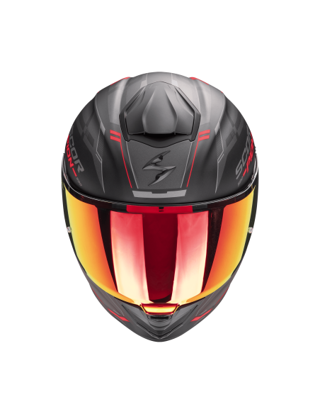 SCORPION СПОРТИВНЫЙ/ВНУТРЕННИЙ МОТОЦИКЛЕТНЫЙ ШЛЕМ EXO-530 EVO AIR SLOPE BLACK/RED