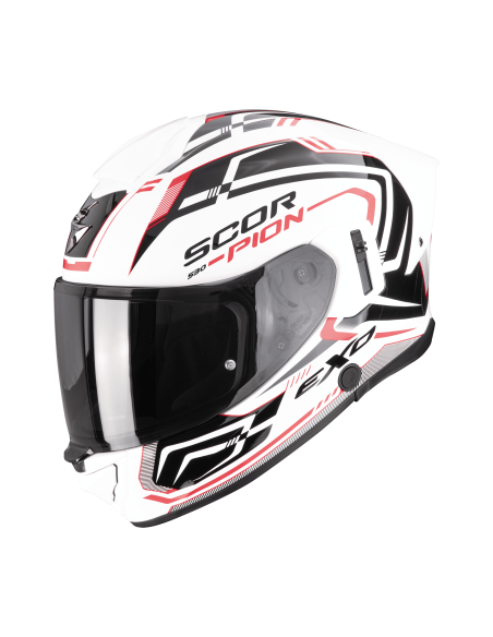 SCORPION СПОРТИВНЫЙ/ВНУТРЕННИЙ ШЛЕМ EXO-530 EVO AIR SLOPE БЕЛЫЙ/ЧЕРНЫЙ/КРАСНЫЙ