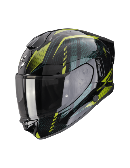 SCORPION EXO-530 EVO AIR THERAS BLACK/GREEN SPORTS/INDOOR HELMET