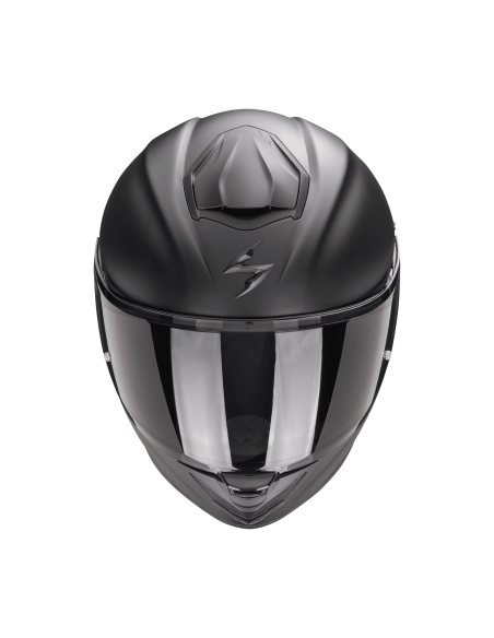 SCORPION EXO-530 i EVO AIR MATT BLACK SPORTINIS/UŽDARAS MOTO ŠALMAS