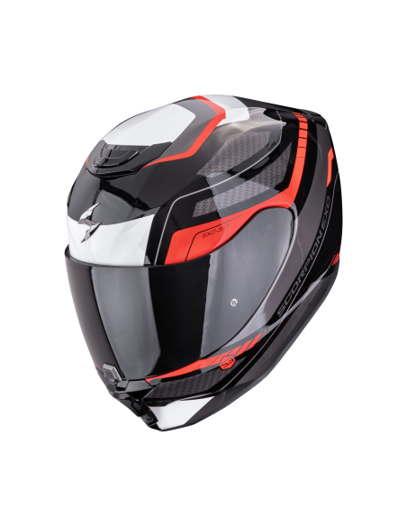 SCORPION EXO-391 LEO ЧЕРНЫЙ/КРАСНЫЙ СПОРТИВНЫЙ/ЗАКРЫТЫЙ МОТОЦИКЛЕТНЫЙ ШЛЕМ