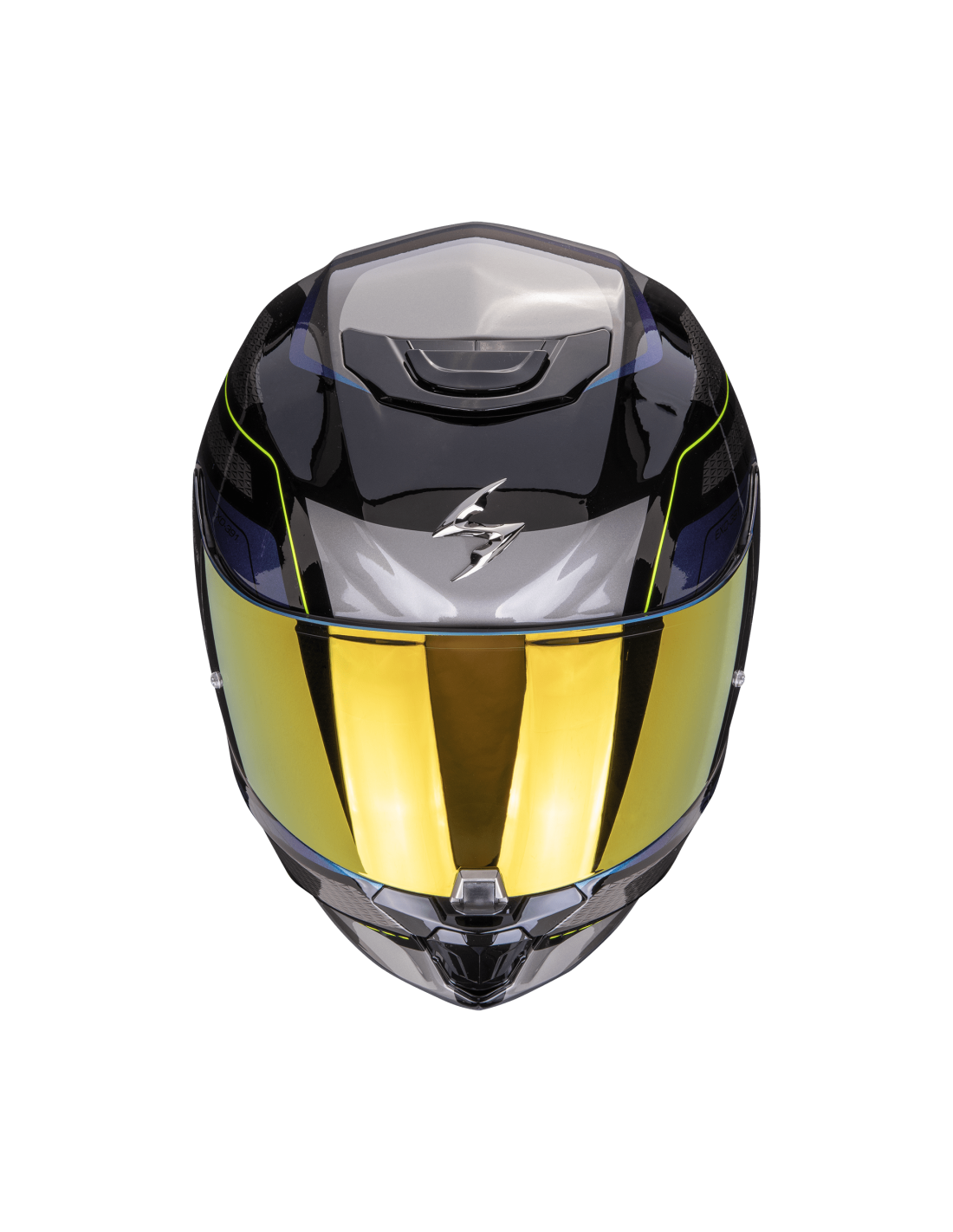 SCORPION EXO-391 LEO BLACK/BLUE Helmet size XS / 53-54