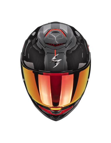 SCORPION EXO-GT SP AIR ASPHALT BLACK/SILVER SPORTINIS/UŽDARAS MOTO ŠALMAS