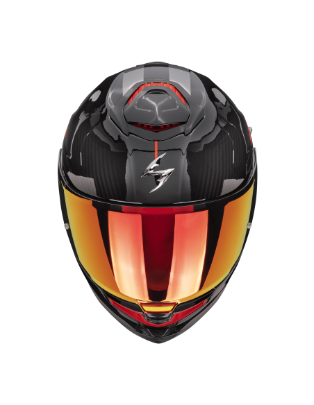 SCORPION EXO-GT SP AIR ASPHALT BLACK/SILVER SPORTINIS/UŽDARAS MOTO ŠALMAS