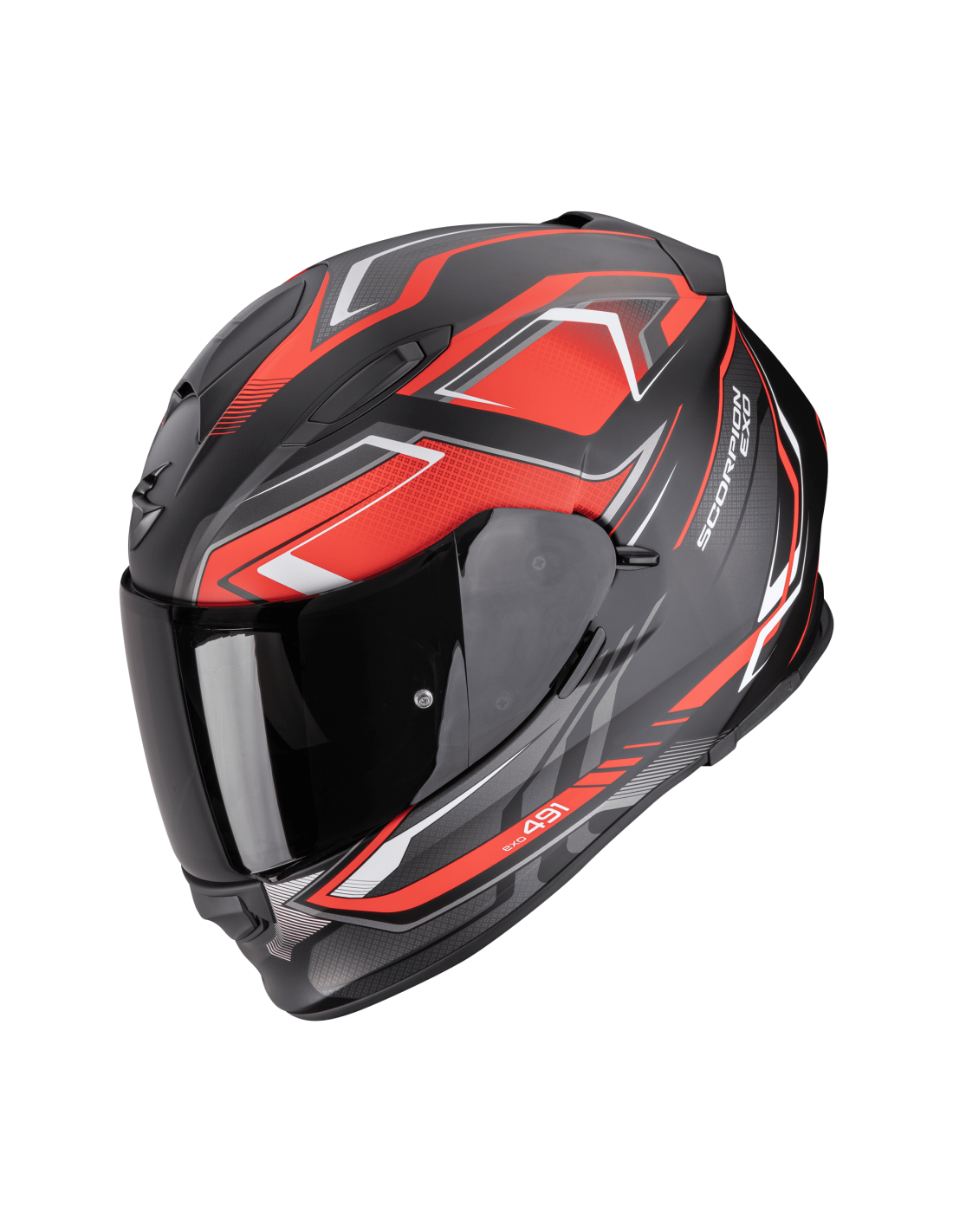SCORPION EXO-491 ZUMO BLACK/RED Šalmo dydis XS / 53-54