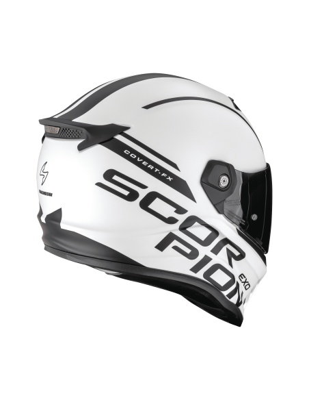 SCORPION COVERT-FX DANKO WHITE INDOOR MOTORCYCLE HELMET