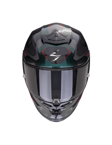 SCORPION ШЛЕМ СПОРТИВНЫЙ/ВНУТРЕННИЙ EXO-R1 CARBON EVO AIR PROPEL ЧЕРНЫЙ/ЗЕЛЕНЫЙ