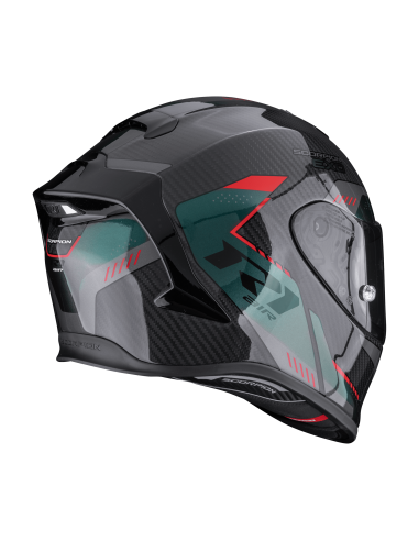SCORPION ШЛЕМ СПОРТИВНЫЙ/ВНУТРЕННИЙ EXO-R1 CARBON EVO AIR PROPEL ЧЕРНЫЙ/ЗЕЛЕНЫЙ