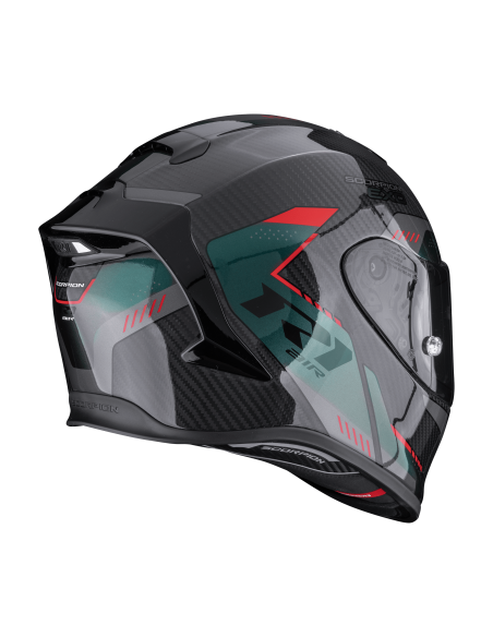 SCORPION ШЛЕМ СПОРТИВНЫЙ/ВНУТРЕННИЙ EXO-R1 CARBON EVO AIR PROPEL ЧЕРНЫЙ/ЗЕЛЕНЫЙ