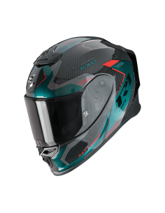 SCORPION EXO-R1 CARBON EVO AIR PROPEL BLACK/GREEN