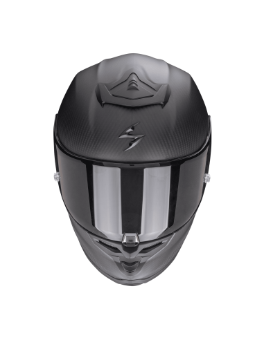 SCORPION EXO-R1 CARBON EVO II AIR MATT BLACK SPORTINIS/UŽDARAS MOTO ŠALMAS