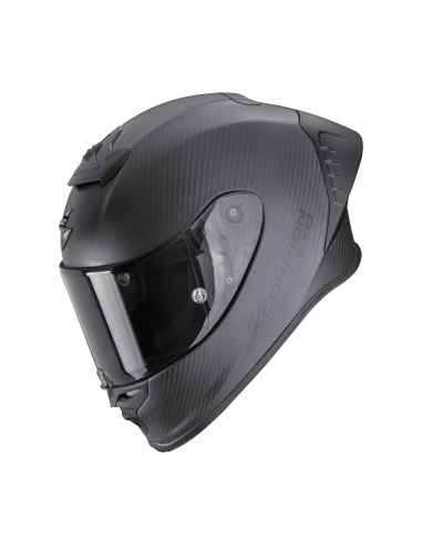 SCORPION EXO-R1 CARBON EVO II AIR MATT BLACK SPORTINIS/UŽDARAS MOTO ŠALMAS