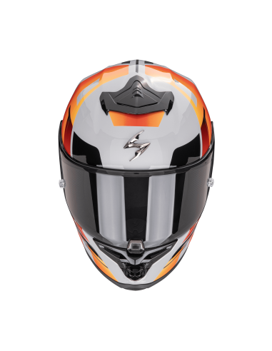 SCORPION СПОРТИВНЫЙ/ВНУТРЕННИЙ ШЛЕМ EXO-R1 EVO II AIR ADRENALINE GREY/RED/ORANGE