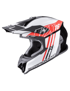 SCORPION VX-16 EVO AIR LIGNES BLACK/RED