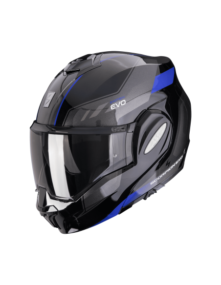 SCORPION МОТОШЛЕМ EXO-TECH EVO SOCIUS BLACK/BLUE FLIP-UP