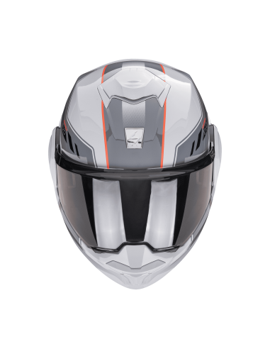 SCORPION МОТОЦИКЛЕТНЫЙ ШЛЕМ EXO-TECH EVO SOCIUS GREY/RED FLIP-UP