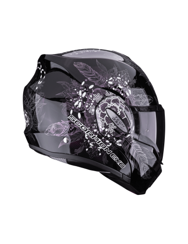 SCORPION EXO-TECH EVO DREAM BLACK/CHAMELEON FLIP-UP MOTO HELMET