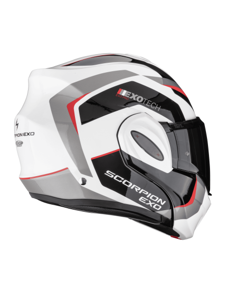 SCORPION МОТОШЛЕМ EXO-TECH EVO PRO ACUTI WHITE/BLUE/RED FLIP-UP