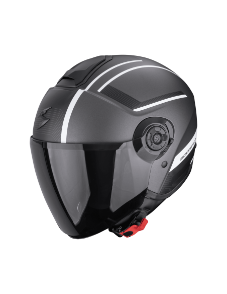 SCORPION ОТКРЫТЫЙ МОТОЦИКЛЕТНЫЙ ШЛЕМ EXO-CITY II COSMOS SILVER/WHITE/BLACK