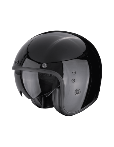 SCORPION BELFAST EVO BLACK OPEN MOTORCYCLE HELMET