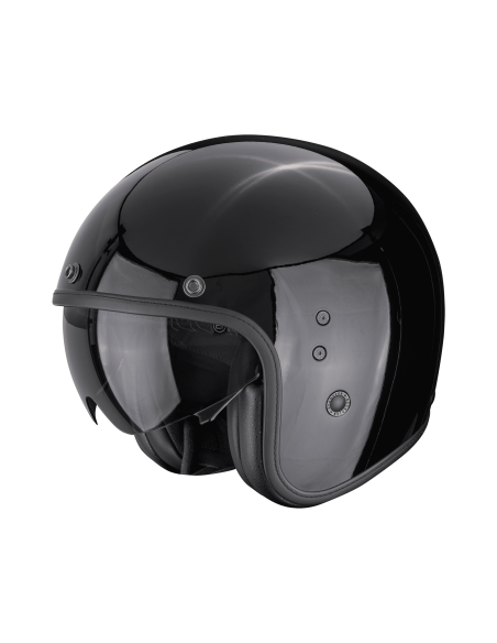 SCORPION BELFAST EVO BLACK OPEN MOTORCYCLE HELMET