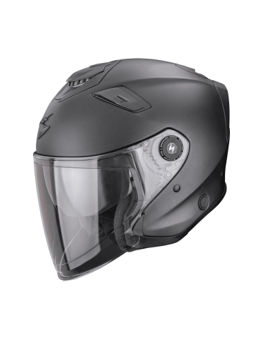 SCORPION ОТКРЫТЫЙ МОТОШЛЕМ EXO-GT JET BLACK MATT