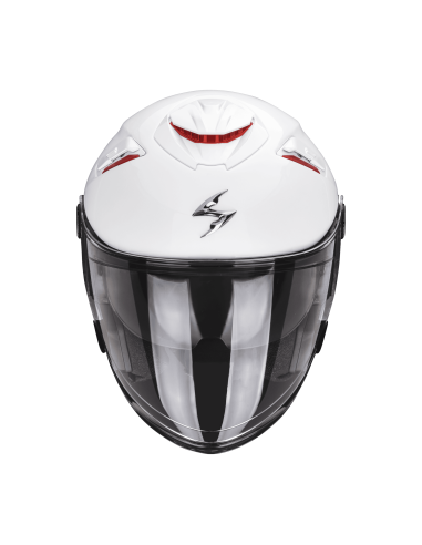 SCORPION EXO-GT JET WHITE OPEN MOTORCYCLE HELMET