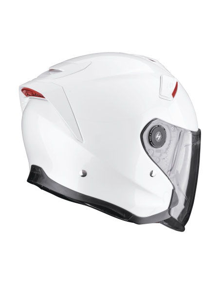 SCORPION EXO-GT JET WHITE OPEN MOTORCYCLE HELMET