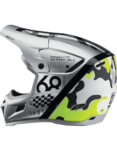 МОТОШЛЕМ THOR REFLEX SPORT RIOT GRAY/ACID CROSS