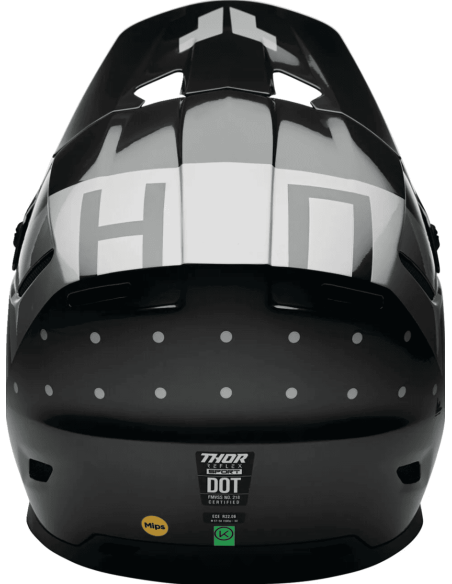 THOR REFLEX SPORT ROGUE SILVER CROSS MOTO HELMET
