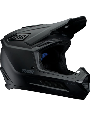 THOR FLEET BLACKOUT CROSS MOTO HELMET