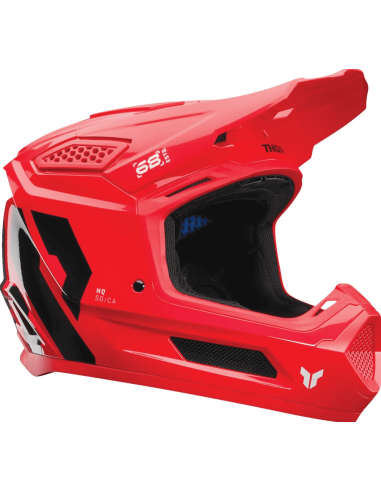 THOR FLEET FORGE RED CROSS MOTO HELMET
