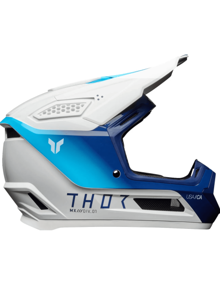 МОТОШЛЕМ THOR FLEET STORM WHITE/NAVY CROSS