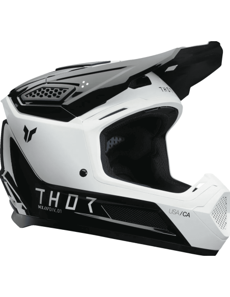 ДЕТСКИЙ КРОССОВЫЙ МОТОШЛЕМ THOR KIDS FLEET STORM BLACK/WHITE