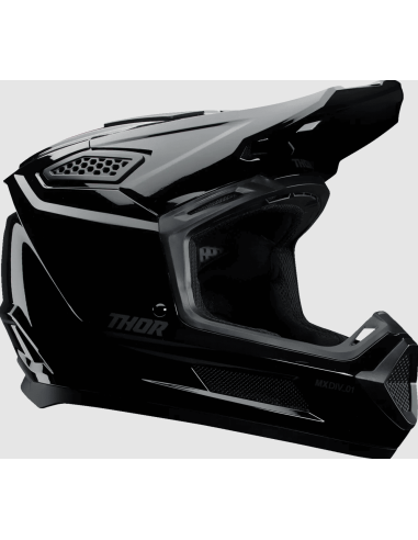 ДЕТСКИЙ МОТОШЛЕМ THOR KIDS FLEET BLACKOUT GLOSSY CROSS