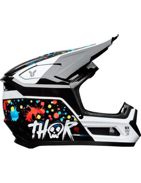 THOR CHILDREN'S FLEET SPLAT CROSS MOTO HELMET