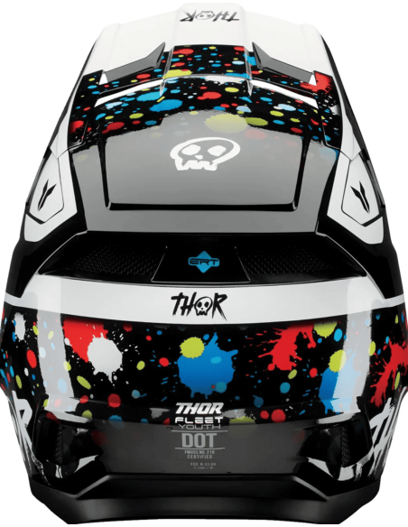 THOR CHILDREN'S FLEET SPLAT CROSS MOTO HELMET